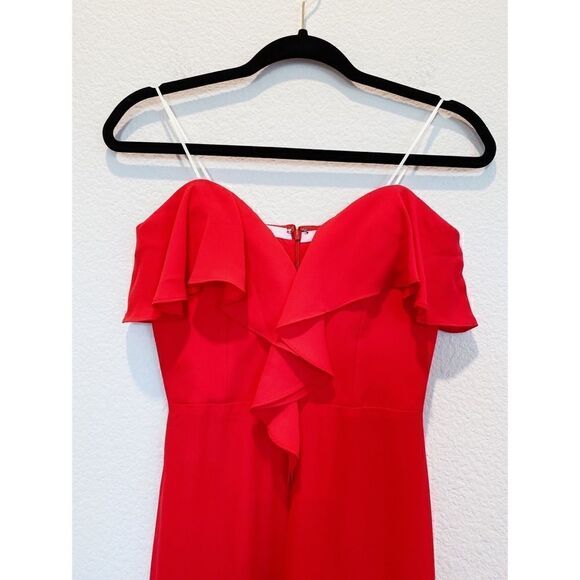 NWOT Amanda Uprichard Matisse Ruffle Jumpsuit - Picture 9 of 12